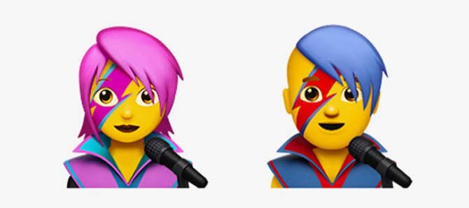 Emojis David Bowie