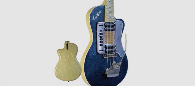 Hagstrom Blue Sparkle Deluxe