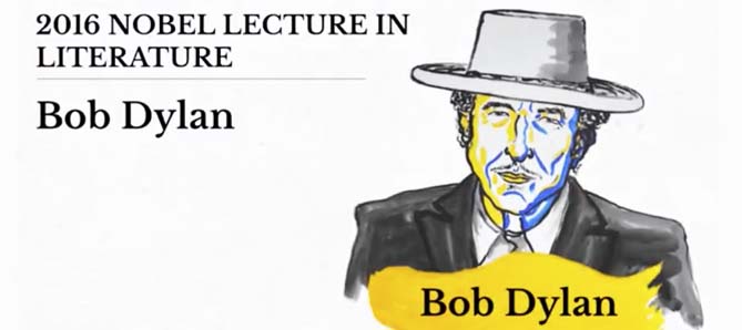 2016 Nobel Lecture In Literature Bob Dylan