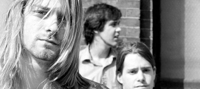 Kurt Cobain, Krist Novoselic y Chad Channing