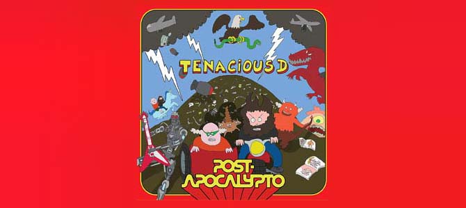 Post-Apocalypto | Imagen: Tenacious D - Post - Apocalypto Theme (Official Audio) (Tenacious D/YouTube)